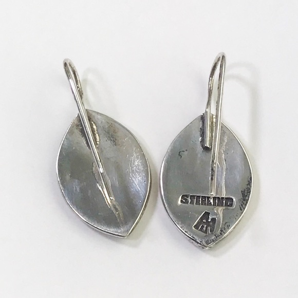 Sterling Silver Nature Scene Earrings - Picture 2 of 4